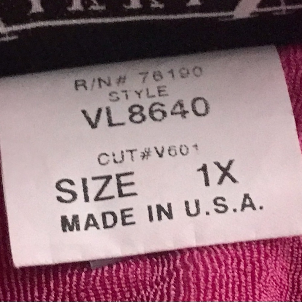 New Vikki Vi California Raspberry Jacket 1X Nordstrom made USA Maternity Barbie - Picture 5 of 16